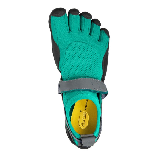 Damske Botasky Vibram Slovensko - FiveFingers KSO Modre / Zelene | 6148GLTIA